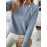 Plus Size, Women's Elegant Button-Front Sweater Jacket - Soft Round Neck Collar Blazer, Machine Washable Slim-Fit Coat for Office, Casual & Formal Wear, All-Season Layering Piece (No Dry Clean)