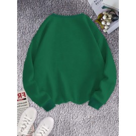 Branch Two Elegant Cockatiels Women's Casual Sweatshirt - Black Geometric Bird & Branch Design, 100% Polyester, Machine Washable, Regular Fit Round Neck for Autumn/Winter, Everyday Comfort, Natureinspired Design, Easy Care Clothing