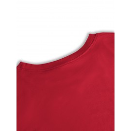 Women's Casual Short Sleeve T-Shirt - 