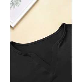Women'S Casual V-Neck T-Shirt with 