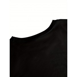 [Playful Squirrel Graphic Tee] Playful Print Top | Women's Casual 